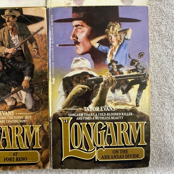 Vintage Longarm Action Western Romance Novel x4 - Picture 5 of 14